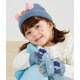 thumbnail image 4 of Edad 6-12 años Guantes azules Manoplas para niños y niñas Manoplas de invierno convertibles Guantes de medio dedo de lana tejida Guantes con patrón de perro lindo y mágico suave y cálido Esquí al aire libre Snowboard Ciclismo Rojo Verde, 4 of 5