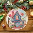 thumbnail image 1 of Manteles individuales de lino, adornos navideños, mantel individual navideño de 35 x 35 cm, mantel de invierno con aislamiento térmico y resistente a la suciedad, apto para fiestas, cocinas, restauran, 1 of 6