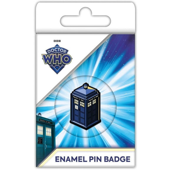 Doctor Who Enamel Tardis Badge
