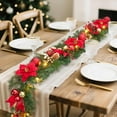 thumbnail image 7 of Lumiparty 6FT Pre-Lit Christmas Garland, Xmas Garland with 20 Lights Flowers Ball Ornaments Berries, Xmas Decorations for Indoor Outdoor Decoration, 7 of 7