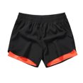 thumbnail image 1 of Men's Quick Drying Sports Shorts Fake Two-piece Set Fitness Marathon Running Pants Invisible Pocket Can Hold Mobile Phones, 1 of 5