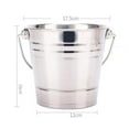 thumbnail image 7 of Stainless Steel Ice Bucket Champagne Bucket Restaurant - , 2.5L, 7 of 7