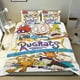 thumbnail image 1 of Rugrats Conjunto de sábanas temático, trío de piezas, cómodo y amigable con la piel, diseño único, regalo de decoración para el hogar para familiares, amigos y fans,135cm *200cm, 1 of 6
