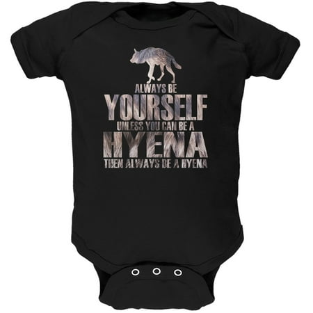 

Always be Yourself Hyena Black Soft Baby One Piece - 24 month