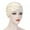 Beige, variant on Women Pearl Detailed Head Cover Full Wrap Headwear with Secure Fit Soft Stretchable Material White