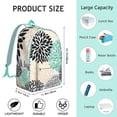 thumbnail image 4 of Vintage Fashion Tribal Style Backpack – Rustic Aesthetic Canvas Bookbag for School, College, Gym and Short Trips, 4 of 5