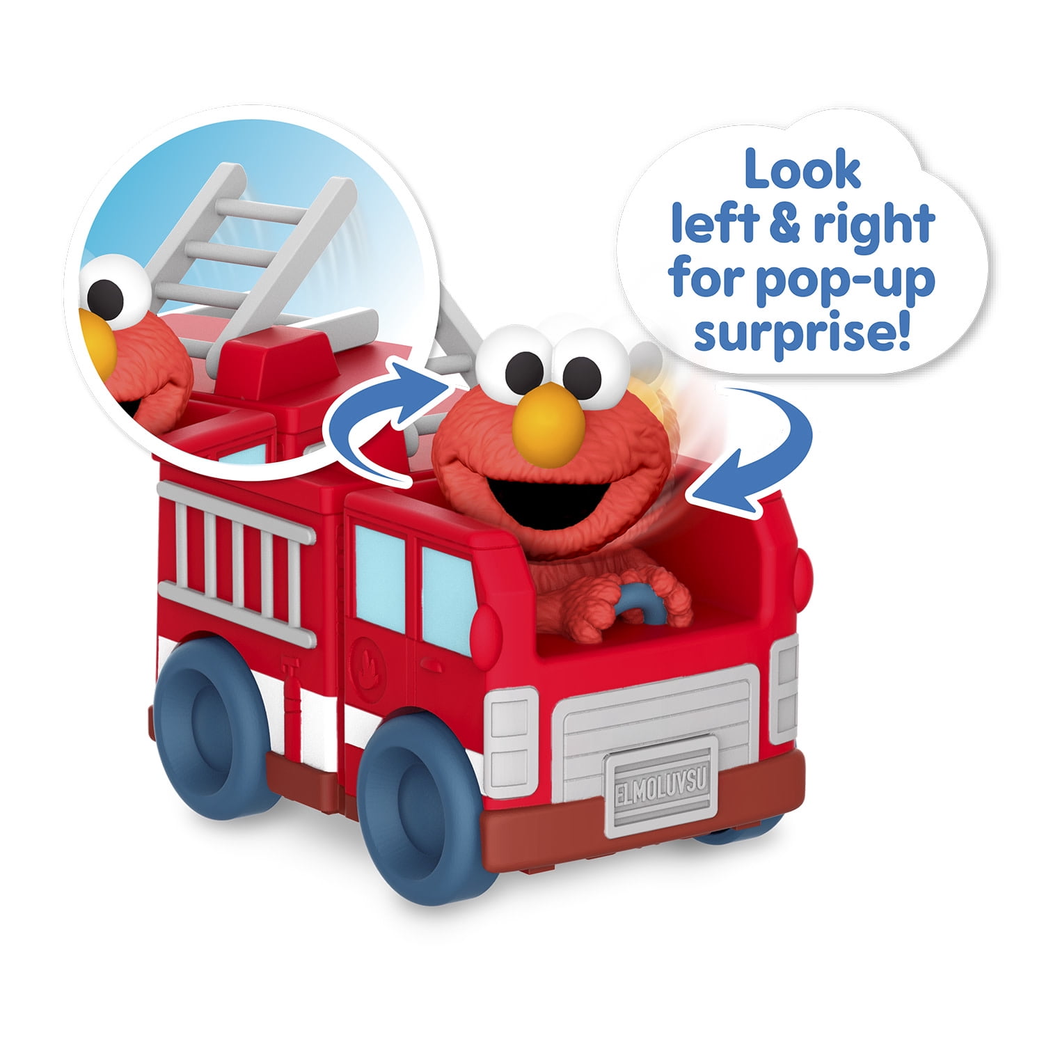 Sesame Street Twist and Pop Wheelies, Toy Vehicle Assortment, Styles May Vary, Ages 2+
