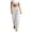 White, variant on Women Wide Leg Pants Loose High Waist Elastic Cuff Cotton Linen Jogger Womens Sweatpants Purple