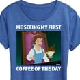thumbnail image 3 of Disney Princess - Belle First Coffee Of The Day - Women's Short Sleeve Graphic T-Shirt, 3 of 5