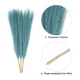 thumbnail image 3 of Uxcell 3pcs Dried Faux Pampas Grass 17 Inch Artificial Fake Fluffy Pampas Grass Decor for Fall Home Vase Floor Table Wedding Decorations, Dyeing Dark Blue, 3 of 7