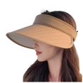 thumbnail image 3 of OJSFQUFP Sports Sun Visor Hats Women Foldable Brim Lightweight Packable Adjustable Visor Caps Running Tennis, 3 of 7