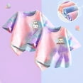 thumbnail image 2 of Vêtements pour Filles Col Rond Imprimé Chemise à Manches Courtes pour Filles Adolescentes Taille 8-10 Ans Mode, 2 of 3