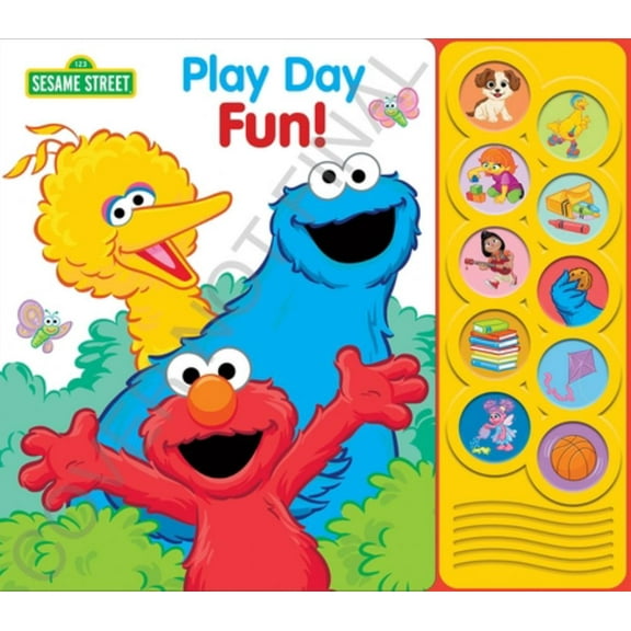Sesame Street: Play Day Fun! Sound Book (Board Book)