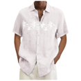 thumbnail image 1 of toraway Chemise pour Hommes Veste Doublée en Flanelle T-Shirt Imprimé 3D Numérique à Manches Longues Col Rabattu m, 1 of 3