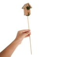 thumbnail image 3 of MLINS Bird House Yard Stake Garden Decorative Stick Yard Stake Decor Wood Birdhouse Stake Bird House On Stake Outdoor Landscape Decoration, 3 of 8