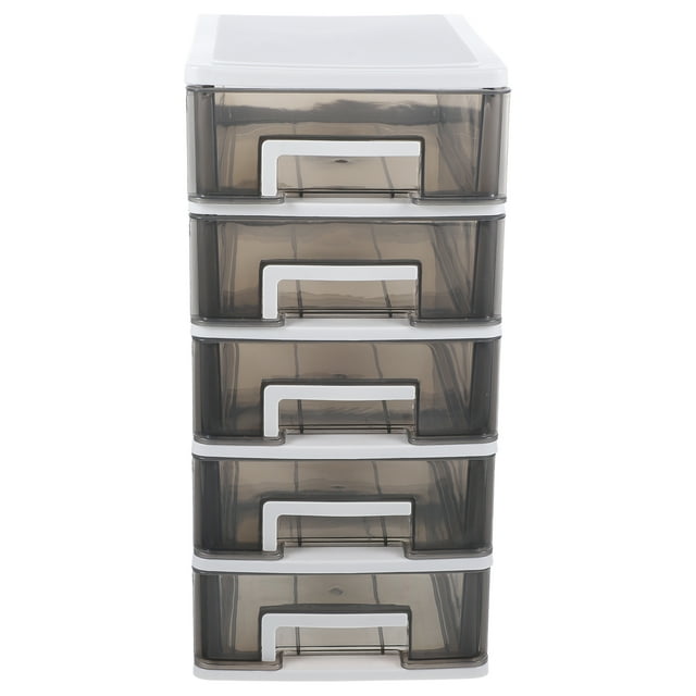EeaseCA Multi-layer Desktop Drawer Organizer Tabletop Transparent Storage Box Household Small Cabinet
