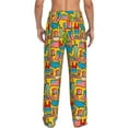 thumbnail image 6 of Cauagu America Symbols Mens Pajama Pants Sleep & Lounge Pants,PJ Bottoms with Pockets-Small, 6 of 7