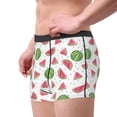 thumbnail image 2 of Pofeuu Hand Drawn Watermelon Print Men’s Boxer Briefs, Moisture-Wicking Underwear, Regular,Trunk-Medium, 2 of 5
