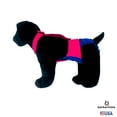 thumbnail image 4 of Barkertime Hot Pink on Blue Dog Diaper Overall, 4 of 6