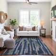 thumbnail image 6 of Addison Rugs Mayfield Premium Machine Washable Transitional Stripes Navy Rectangle Rug, 9' x 12', 6 of 6