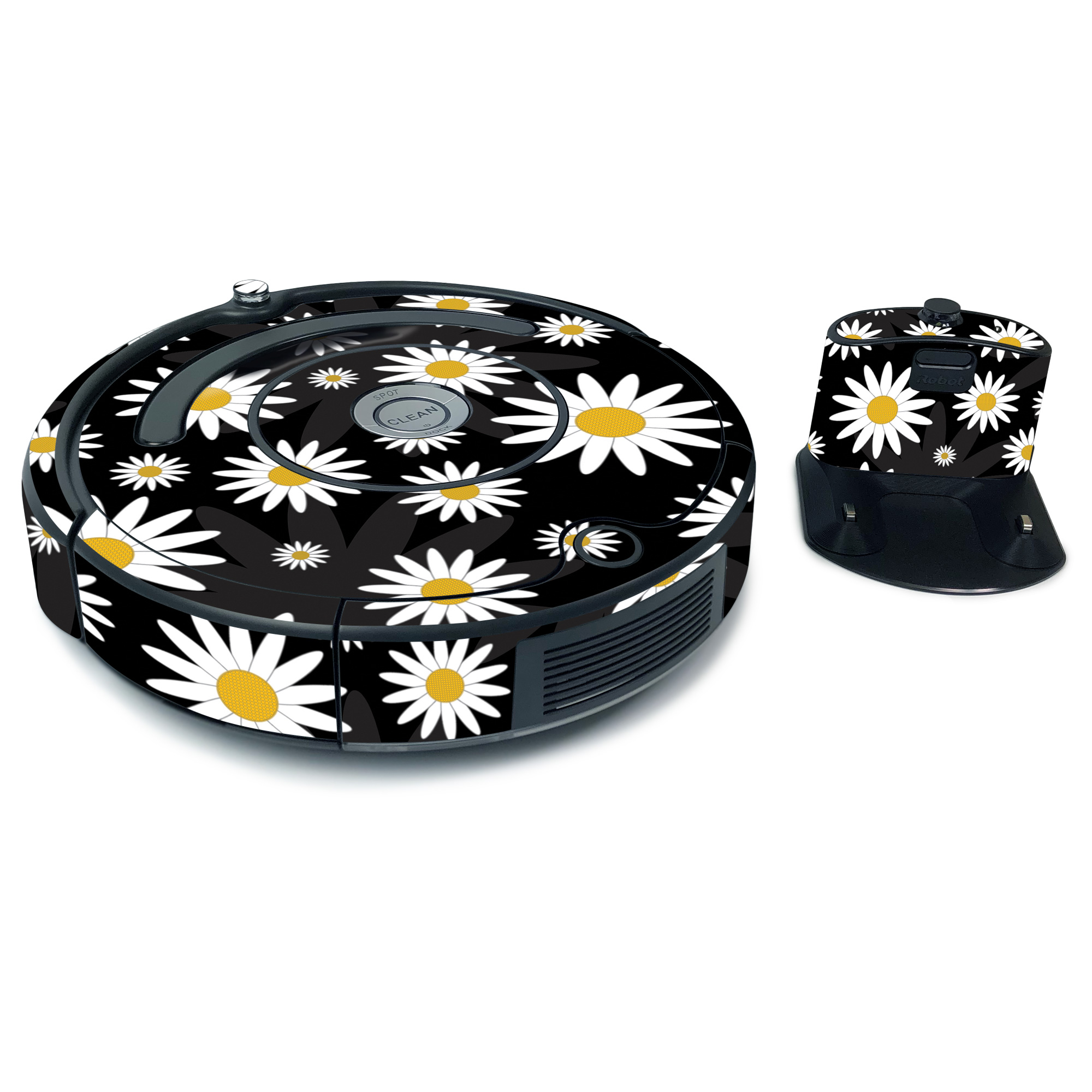 Floral Skin For iRobot Roomba 675 Max 