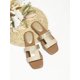 thumbnail image 1 of Fashionable Slide Sandals Women Colorblock Flat Sandals, 1 of 4