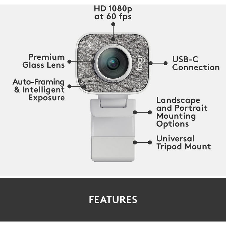 Free Shipping! Logitech for Creators StreamCam Webcam for