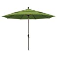 thumbnail image 1 of 11 Pieds Aluminium Marché Umbrella Collier Inclinaison DV Bronze/Sunbrella/Spectrum Cilantro, 1 of 2