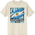 thumbnail image 3 of World Cup 1994 Argentina Adult Natural Crew Neck Short Sleeve Tee-Large, 3 of 4