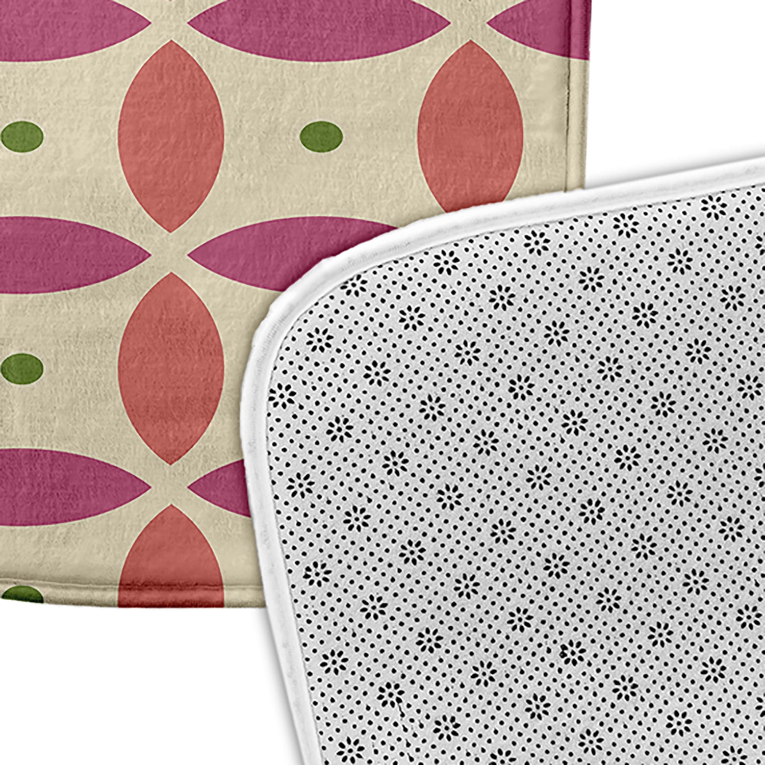 Simply Daisy Geometric Pet Feeding Mat for Dogs and Cats