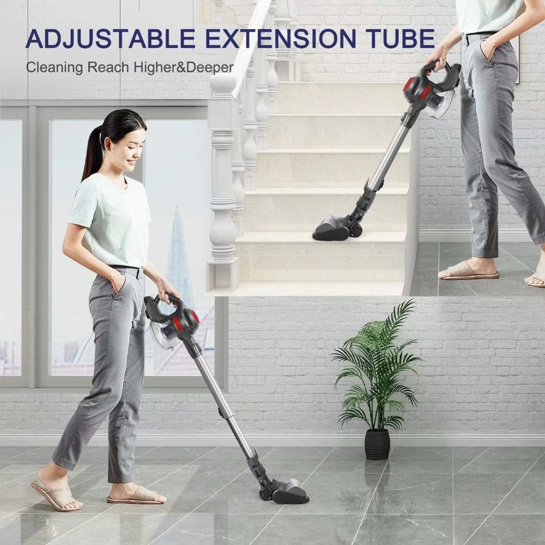 Buy Moosoo Cordless Vacuum 4in1 Stick Vacuum Cleaner for Carpet Hard