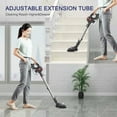 Moosoo Cordless Vacuum 4in1 Stick Vacuum Cleaner for Carpet Hard