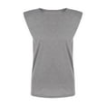 thumbnail image 3 of Seyurigaoka Women Loose Tank Top Solid Color Vest Sleeveless Tops T-shirts, 3 of 8