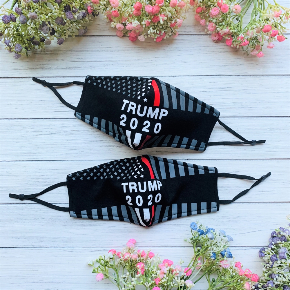 Trump 2020 Reusable and Washable Unisex Fashion Cloth Face Mask with Adjustable Straps - image 5 of 9