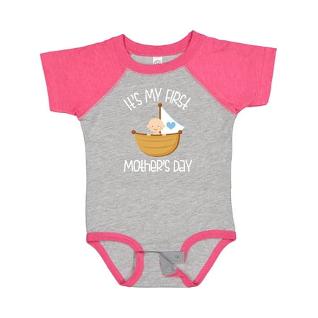 

Inktastic 1st Mothers Day Outfit Boys Gift Baby Boy Bodysuit