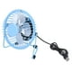 thumbnail image 4 of Mini Ventilador USB Portátil Silencioso Sincero con Aspas de Aluminio Azul, 4 of 9