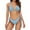 Baby Blue, variant on Womens String Triangle Halter Two Piece Bikini Swimwear Swimsuits Sets