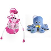 Disney Baby Minnie Mouse Mouse Garden Delights Swing with BONUS Octoplush Toy