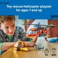 thumbnail image 4 of LEGO City Coast Guard Helicopter Building Toy for Kids - Pretend Play Emergency Response Set for Boys & Girls, Ages 7+ - Includes 4 Minifigures, Shark, & Rescue Pod - Gift Idea for Birthdays - 60503, 4 of 8