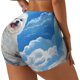 thumbnail image 1 of Fotbe Cute Cloud Bichon Frise Shorts Sin Costuras – Shorts Deportivos de Cintura Alta para Mujer, Elásticos para Gimnasio, Yoga, Running o Ciclismo-Large, 1 of 8