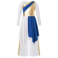 thumbnail image 3 of Zaldita Robe de Danse pour Filles, Culte Lituristique, Prière, Église, Chœur, Patchwork, Robe et Pantalon Grand, Bleu 10, 3 of 5