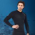 thumbnail image 2 of Naiovety DIVE SAIL 2MM Traje de neopreno Tops Trajes de neopreno térmico Protección Trajes de buceo Traje de surf de gran tamaño para aeróbic Deportes acuáticos Negro METRO Naiovety OD003293-02, 2 of 6