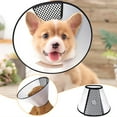 thumbnail image 3 of Adjustable Recovery Pet Cone Protective Cover for Cats Puppy Rabbit, Plastic Elizabeth Protective Collar Wound Healing Practical Neck Cover, 3 of 3