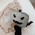 thumbnail image 5 of Halloween Pumpkin Shaped Shoulder Bag Women Crossbody Bags Summer Beach Tote, 5 of 5