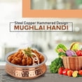 thumbnail image 3 of Copper Tableware Serving Bowl Indian Serveware Handi Set Tureen Copper Stainless Steel Serving Dishes (15 cm) set of 4, 3 of 5
