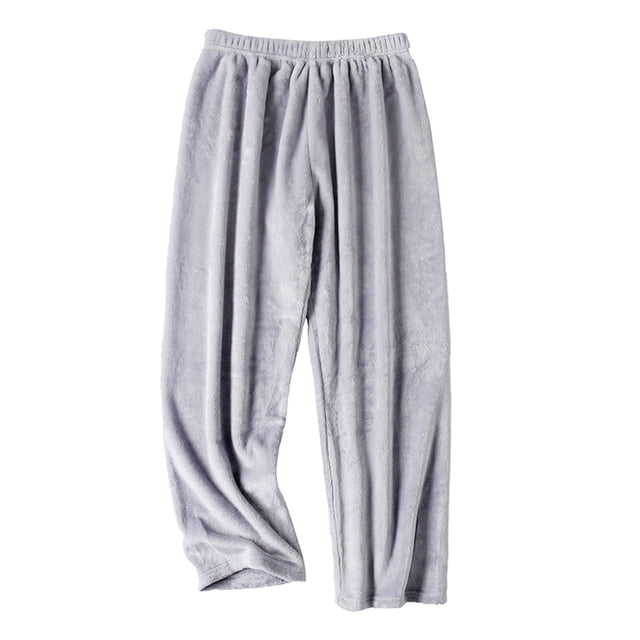 BLVB Pantalon de Pyjama en Polaire Douillet pour Femmes Taille Élastique Bas de Pyjama Chaud d'Hiver