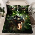 thumbnail image 2 of Castle Fairy Teens Female Men Animal Dino Twin Sheet Sets,Woodland Wildlife Bedding, 2 of 7