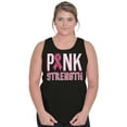 thumbnail image 5 of Pink Strength Breast Cancer Awareness Tank Top Tee Shirt Women Brisco Brands S, 5 of 6