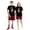 Black, variant on LuLiaMenton Matching Couples Christmas Pajamas The Reason Green Plaid Short Sleeve Shorts Set