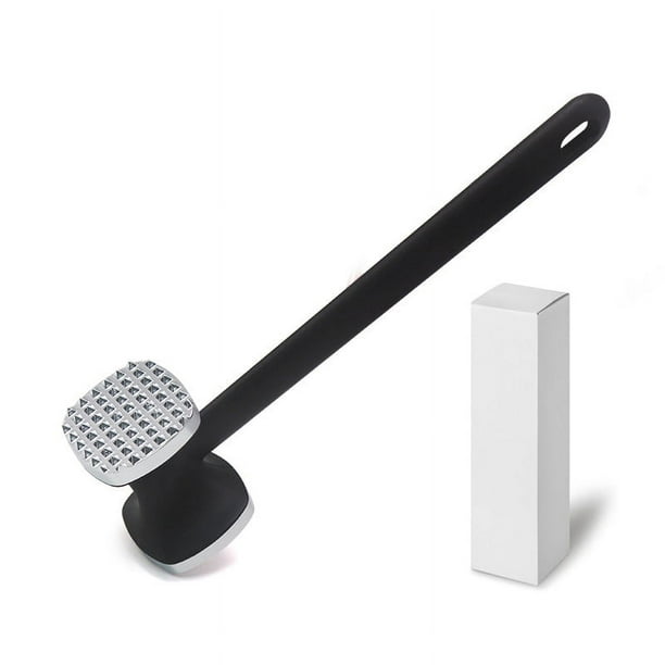 Utensilio de cocina para carne de pino y filete frito, martillo de acero inoxidable para carne tierna, martillo para carne de res de doble cara